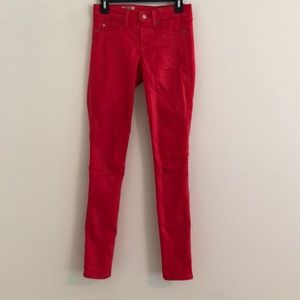 Bright Red Skinny Jeans / Jeggings